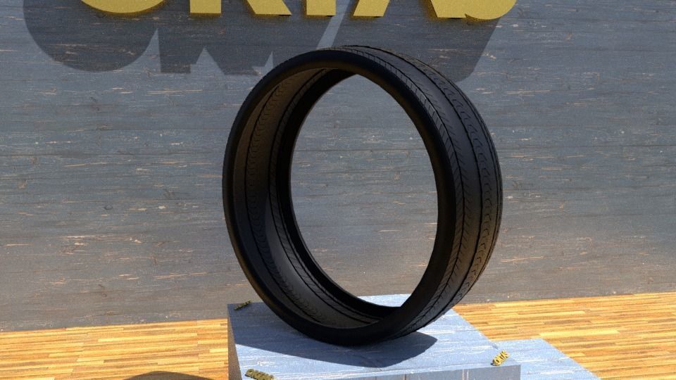 ORTAS TIRE NO 17 GAME READY AND 3D PRINTABLE 3D print model_11