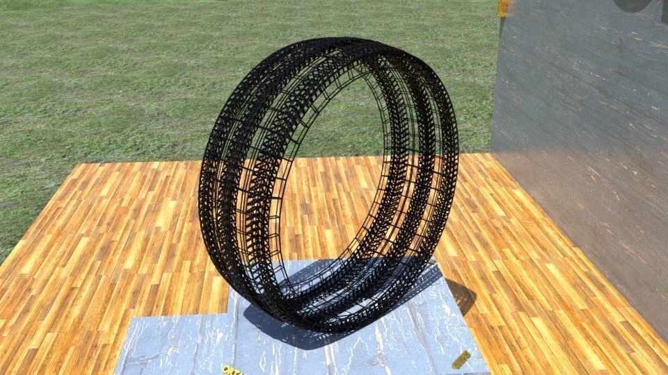 ORTAS TIRE NO 17 GAME READY AND 3D PRINTABLE 3D print model_6