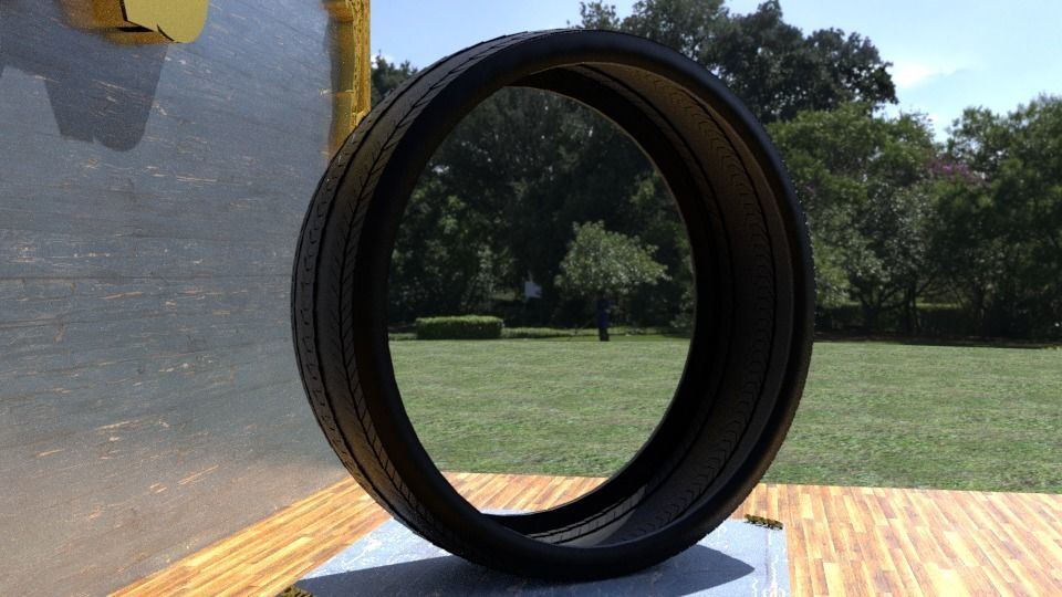 ORTAS TIRE NO 17 GAME READY AND 3D PRINTABLE 3D print model_10