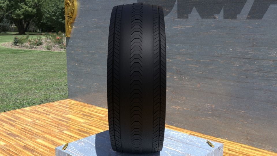 ORTAS TIRE NO 17 GAME READY AND 3D PRINTABLE 3D print model_3