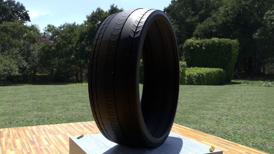 ORTAS TIRE NO 17 GAME READY AND 3D PRINTABLE 3D print model_8