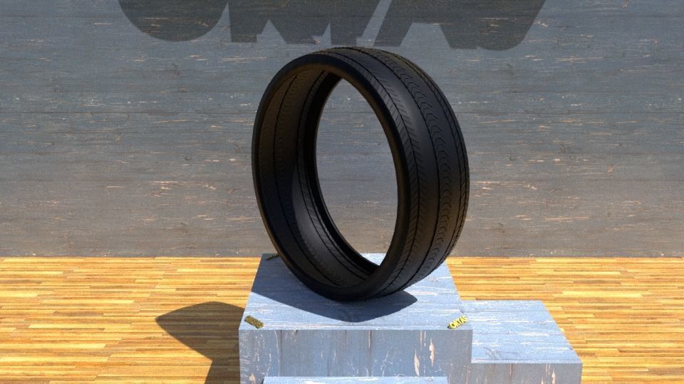 ORTAS TIRE NO 17 GAME READY AND 3D PRINTABLE 3D print model_7