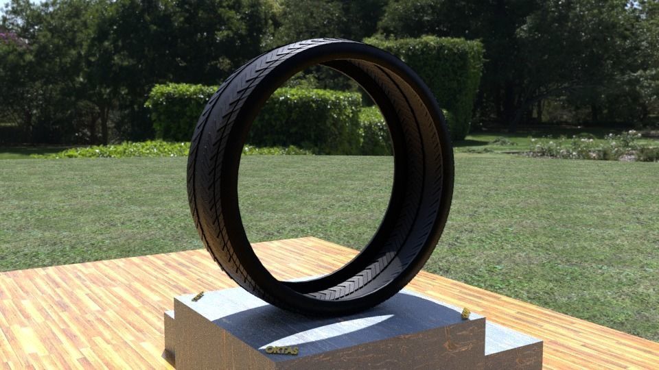 ORTAS TIRE NO 20 GAME READY AND 3D PRINTABLE 3D print model_8