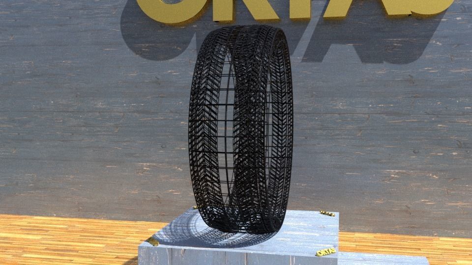 ORTAS TIRE NO 20 GAME READY AND 3D PRINTABLE 3D print model_7