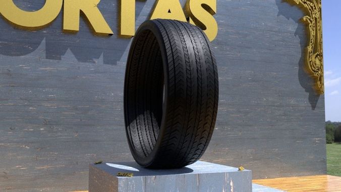 ORTAS TIRE NO 21 GAME READY AND 3D PRINTABLE 3D print model