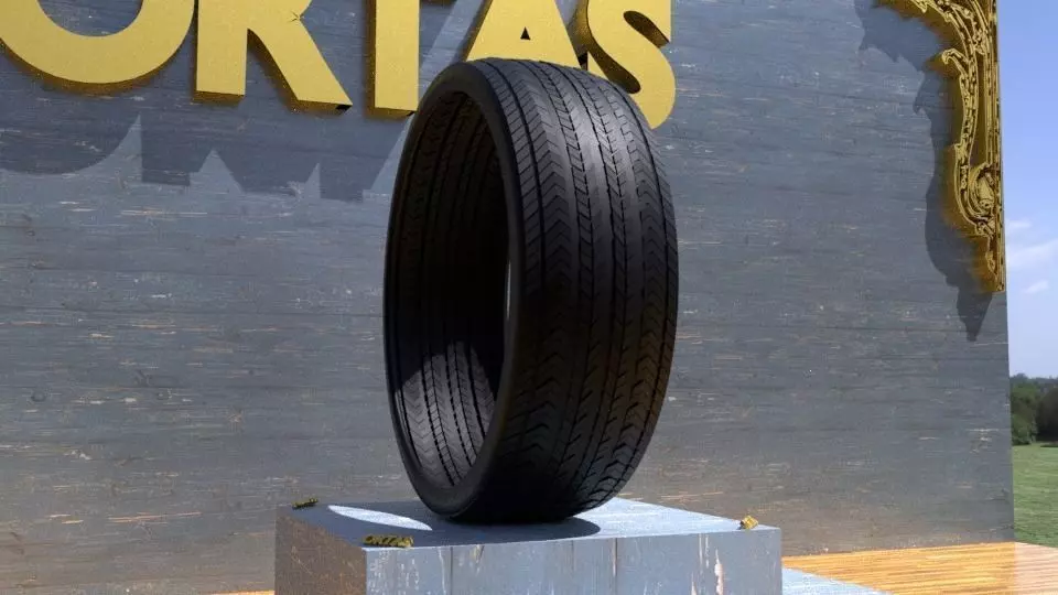 ORTAS TIRE NO 21 GAME READY AND 3D PRINTABLE 3D print model_0