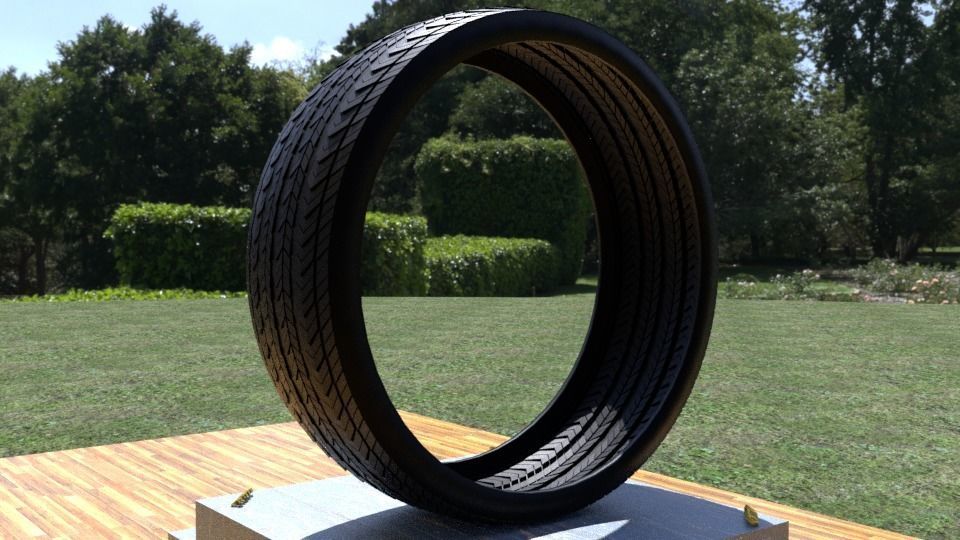 ORTAS TIRE NO 21 GAME READY AND 3D PRINTABLE 3D print model_3