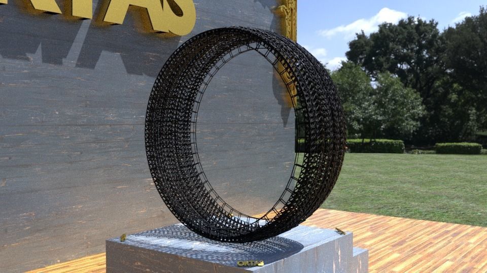 ORTAS TIRE NO 21 GAME READY AND 3D PRINTABLE 3D print model_6