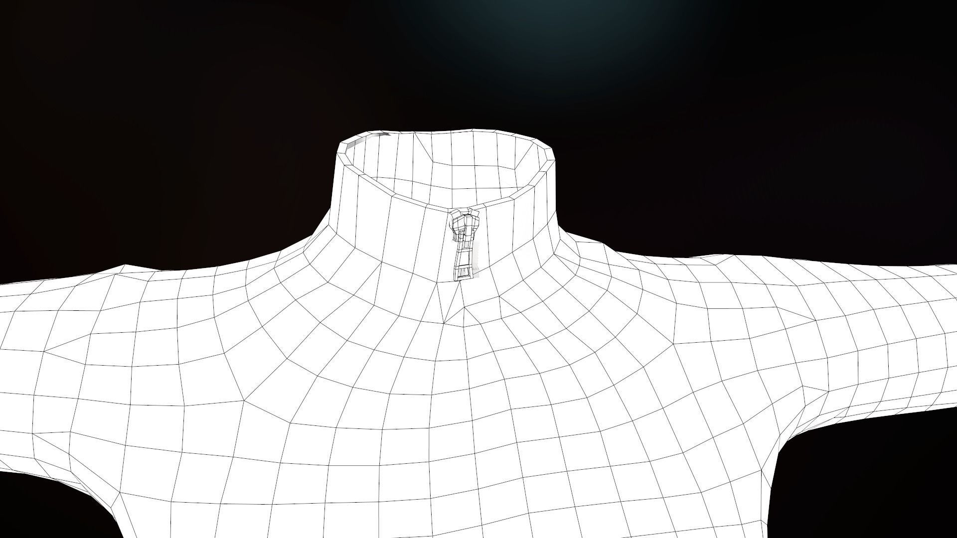 Female Biker Outfit Low-poly 3D model_50