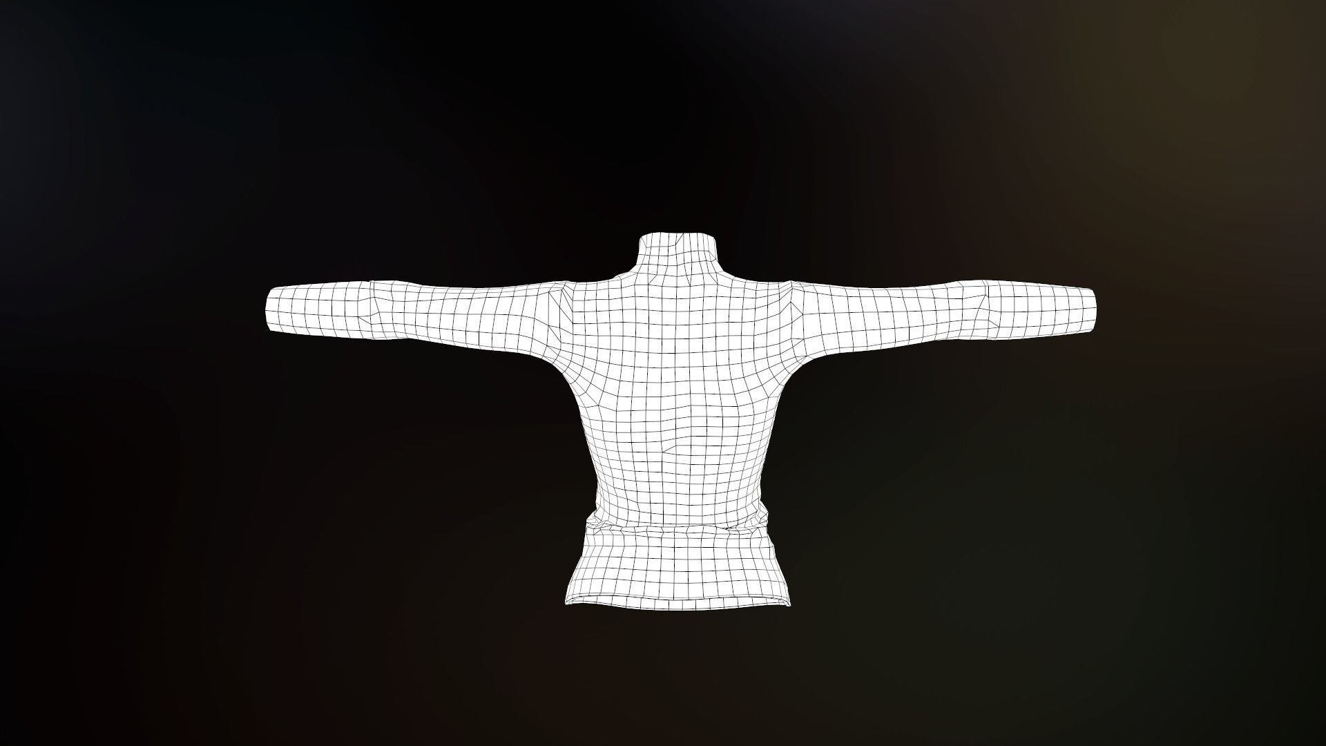 Female Biker Outfit Low-poly 3D model_49