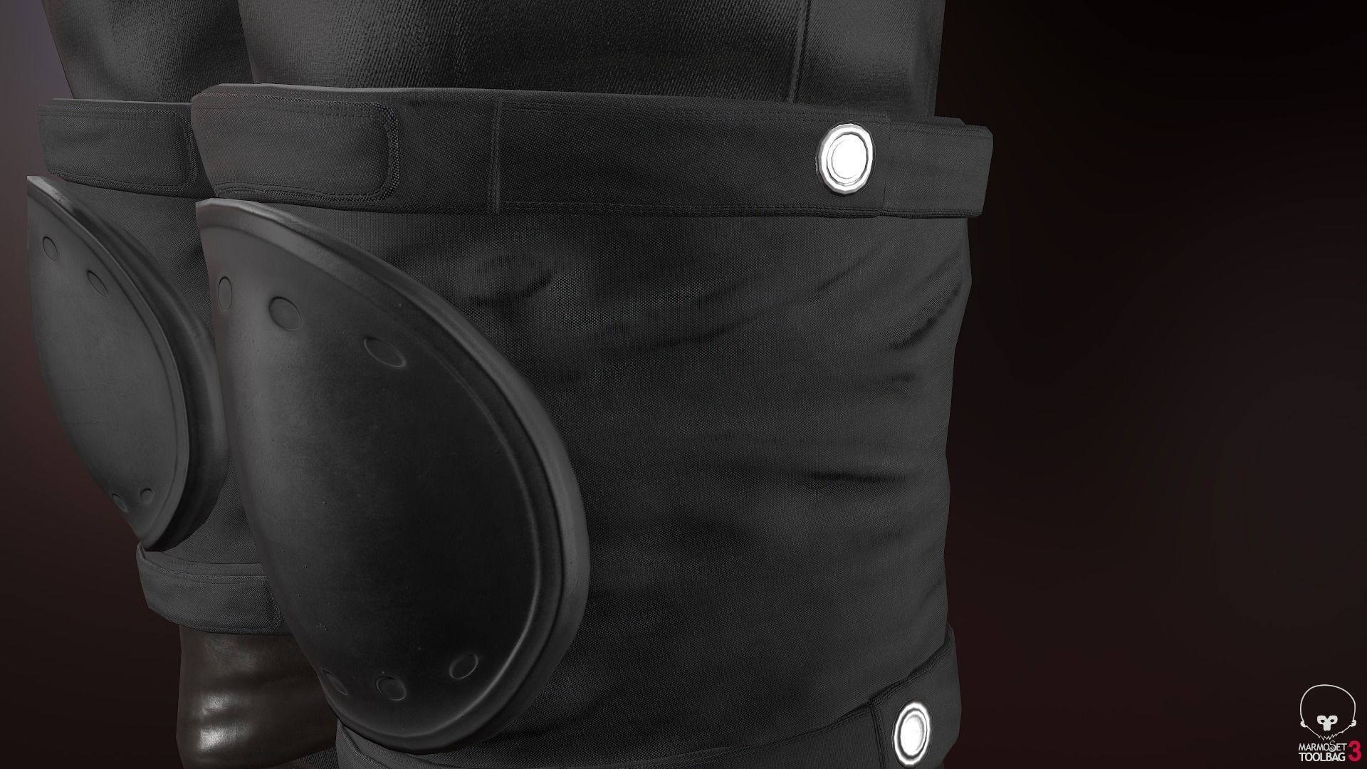 Female Survivor Outfit  Low-poly 3D model_35