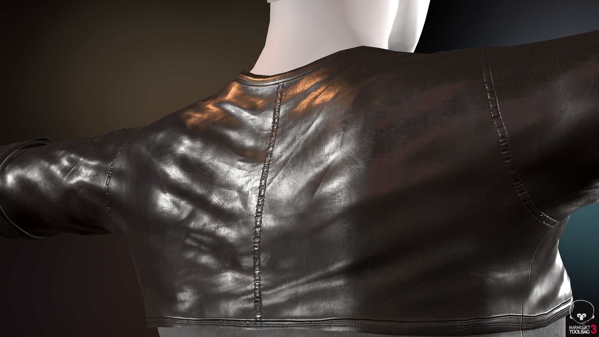 Female Survivor Outfit  Low-poly 3D model_15