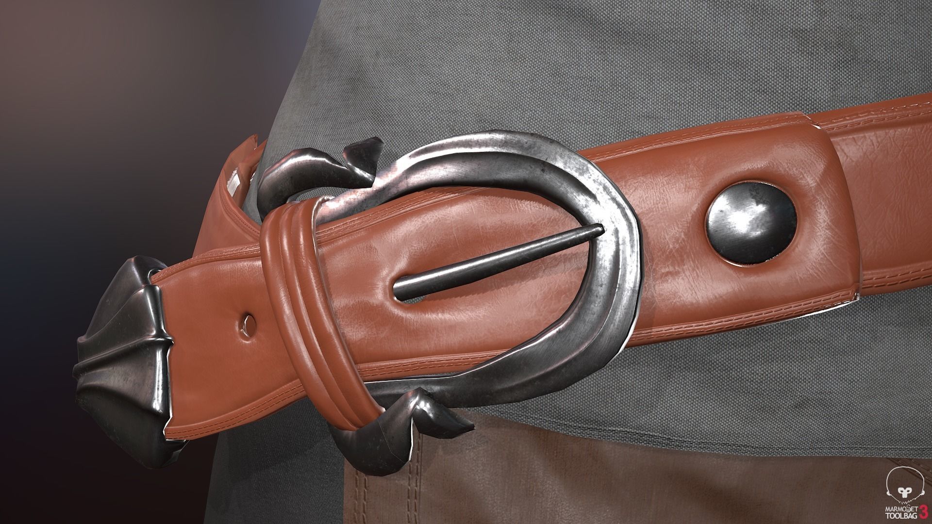 Female Survivor Outfit  Low-poly 3D model_23