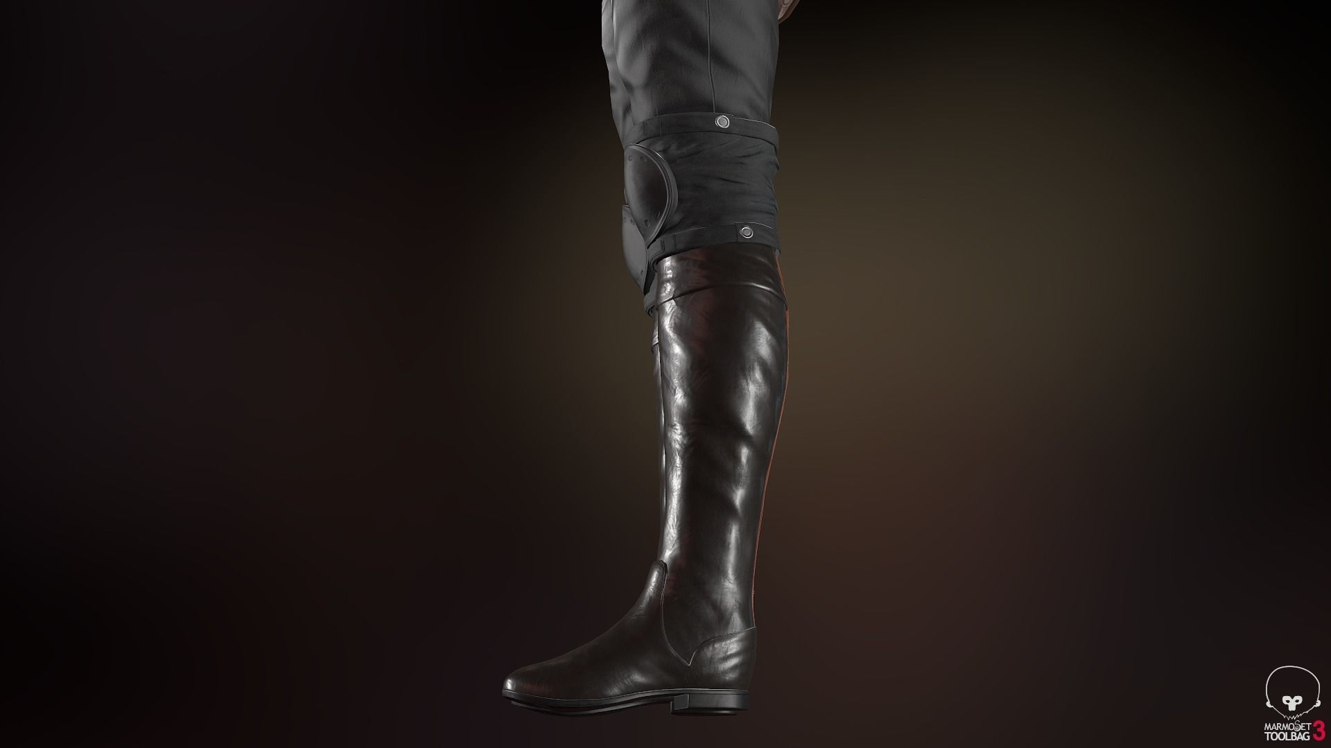 Female Survivor Outfit  Low-poly 3D model_47