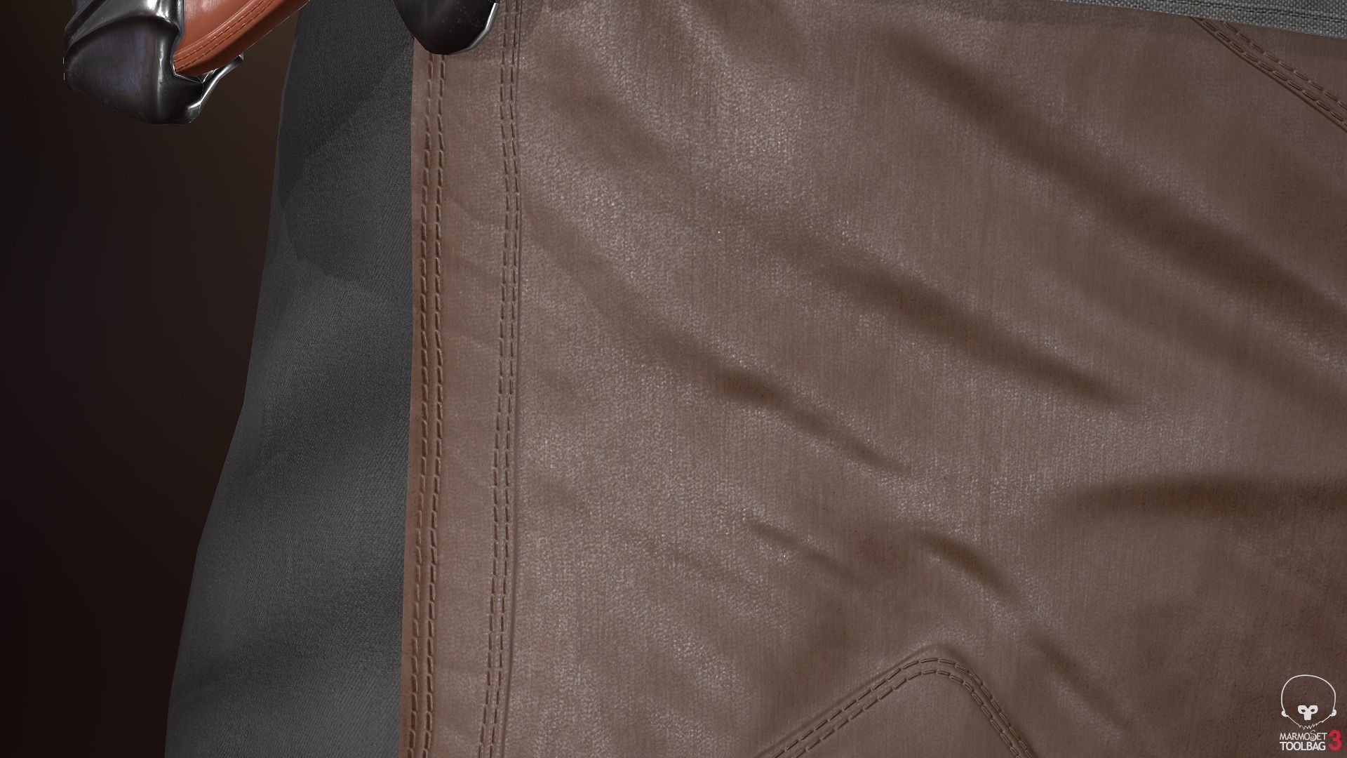 Female Survivor Outfit  Low-poly 3D model_29