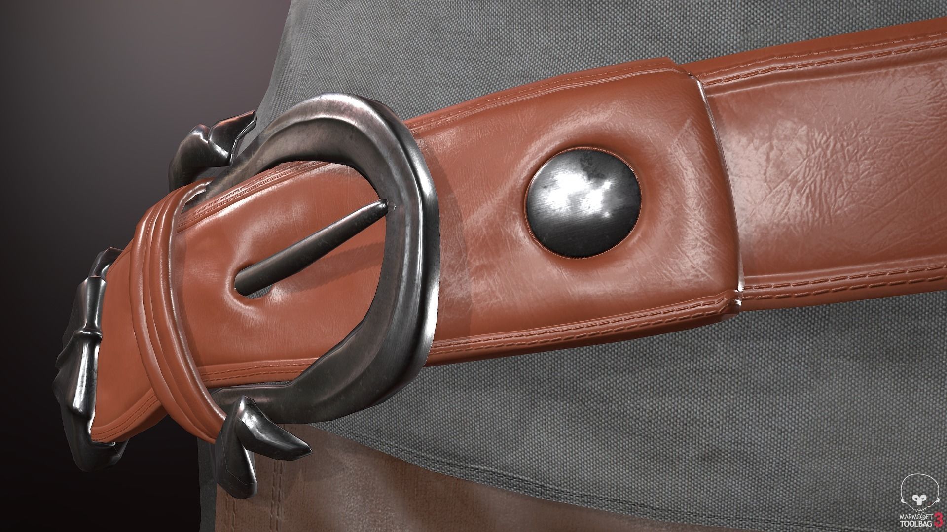 Female Survivor Outfit  Low-poly 3D model_24