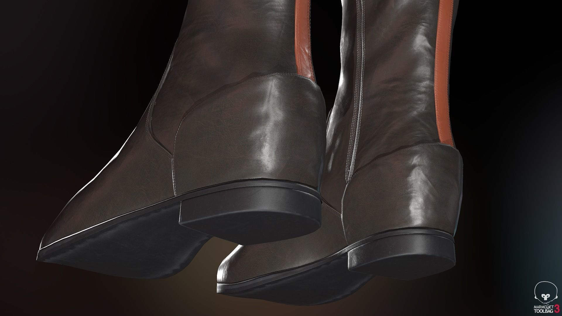 Female Survivor Outfit  Low-poly 3D model_46