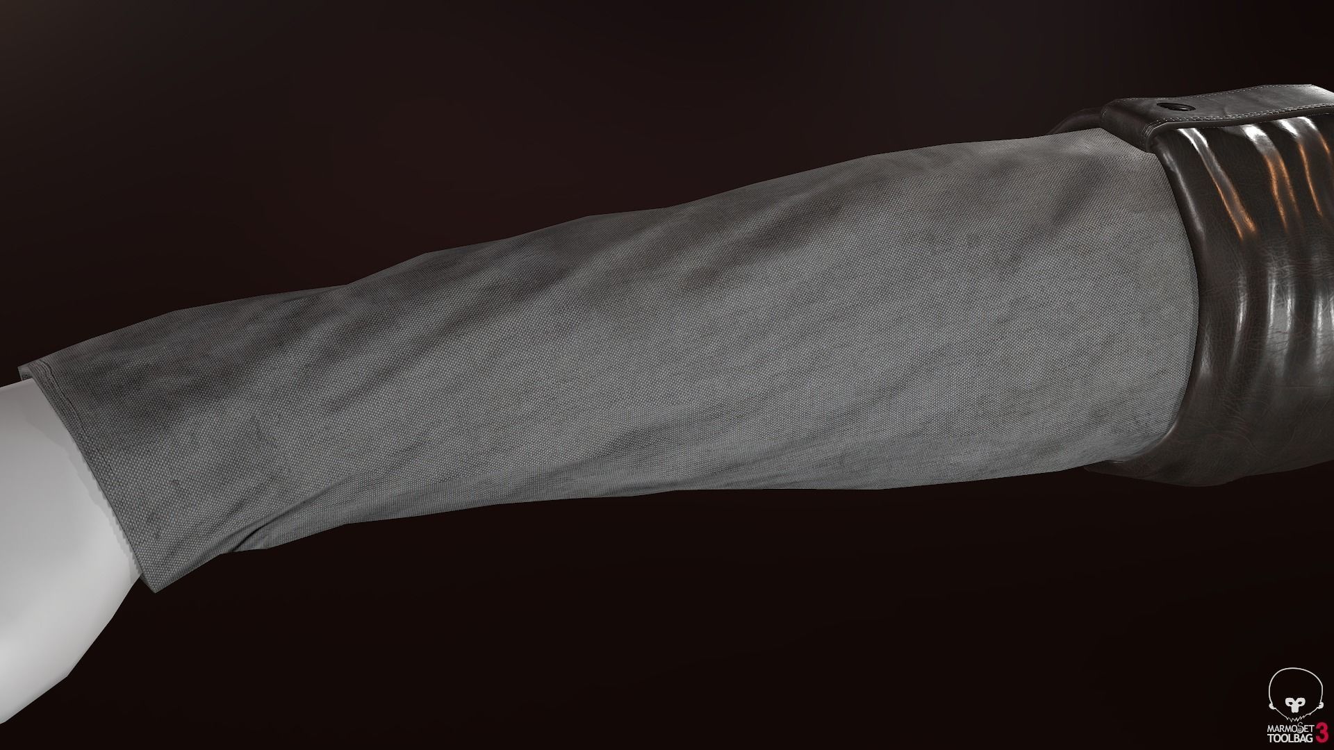 Female Survivor Outfit  Low-poly 3D model_14