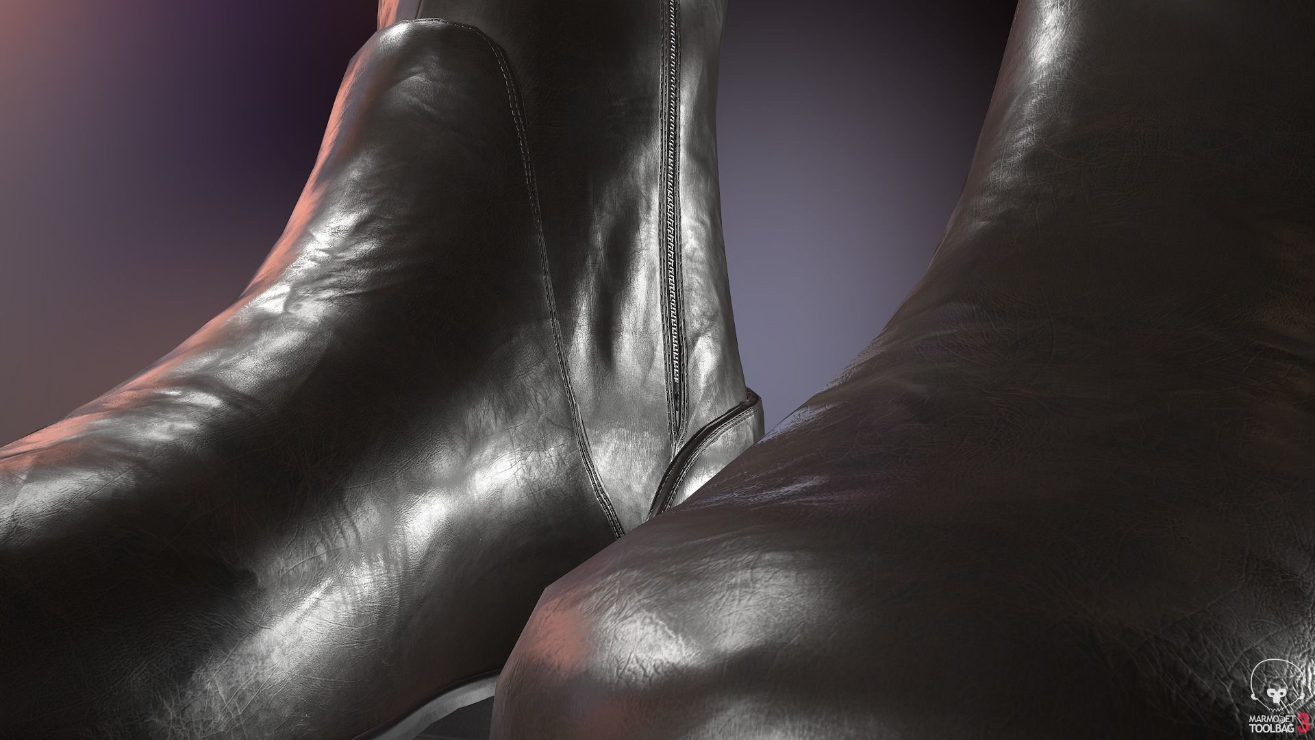 Female Survivor Outfit  Low-poly 3D model_45