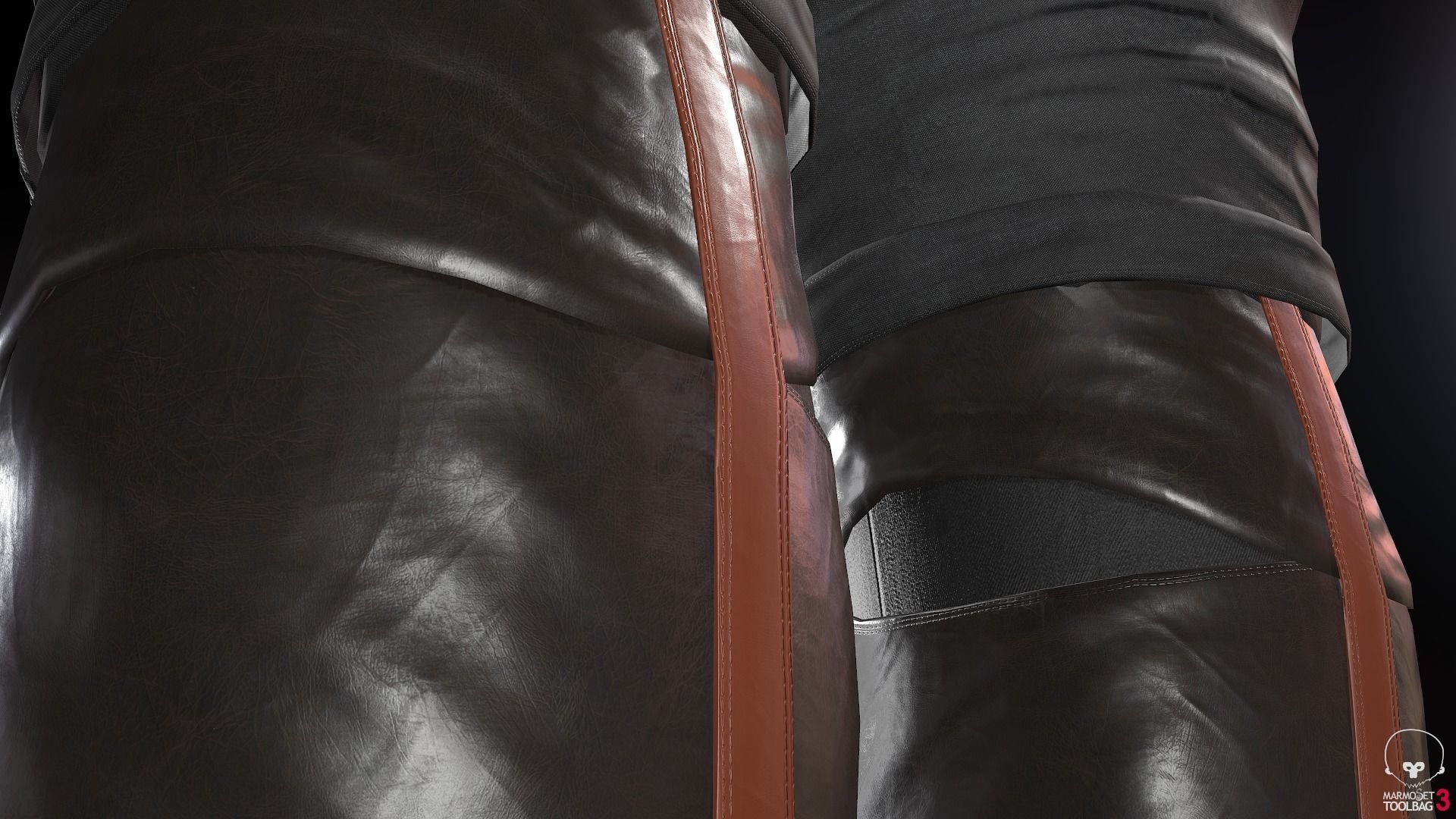 Female Survivor Outfit  Low-poly 3D model_40