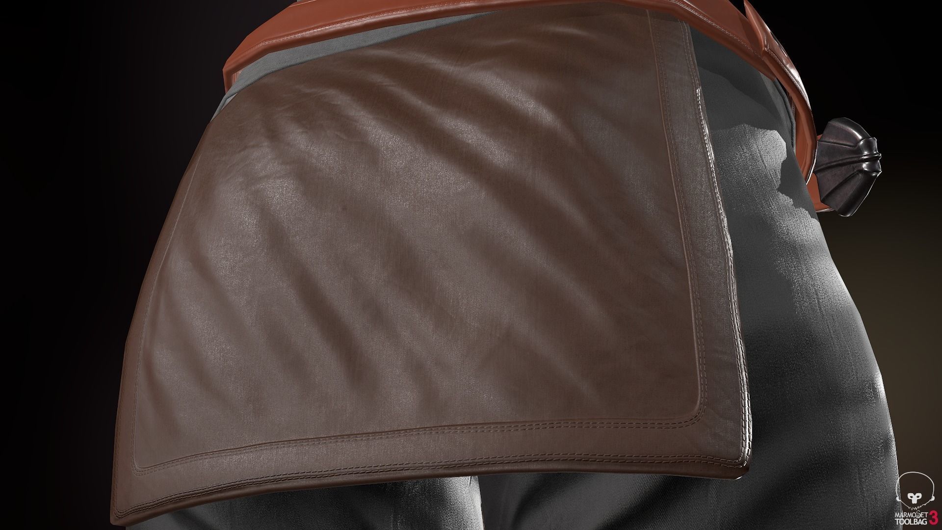 Female Survivor Outfit  Low-poly 3D model_26