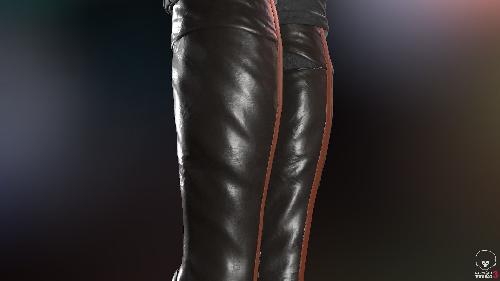 Female Survivor Outfit  Low-poly 3D model_39