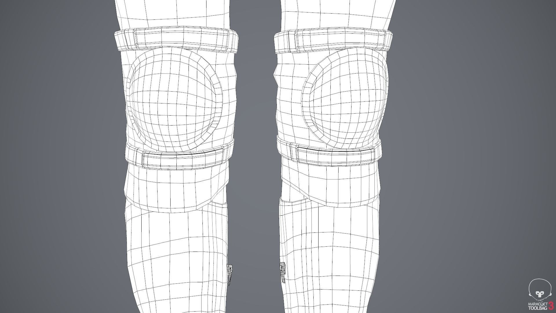 Female Survivor Outfit  Low-poly 3D model_63