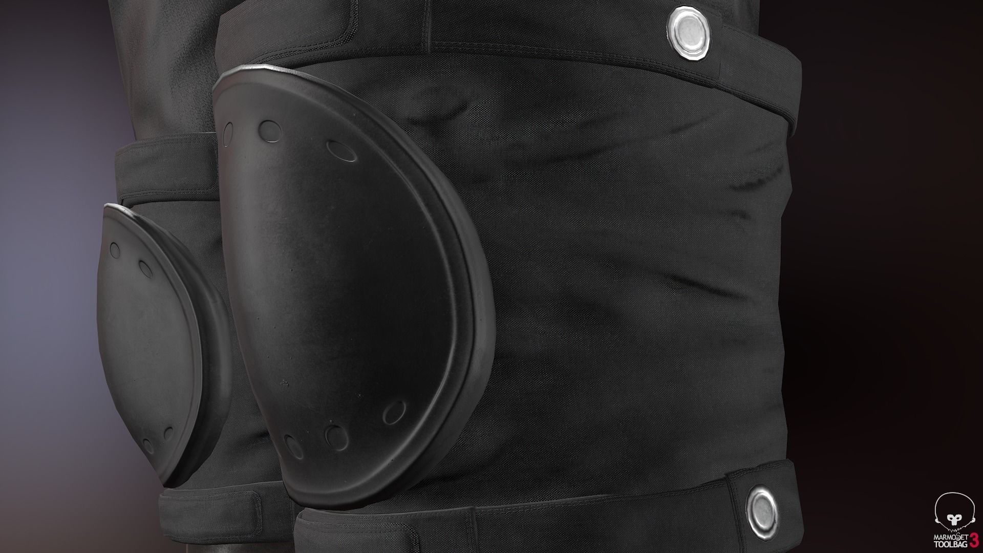 Female Survivor Outfit  Low-poly 3D model_33