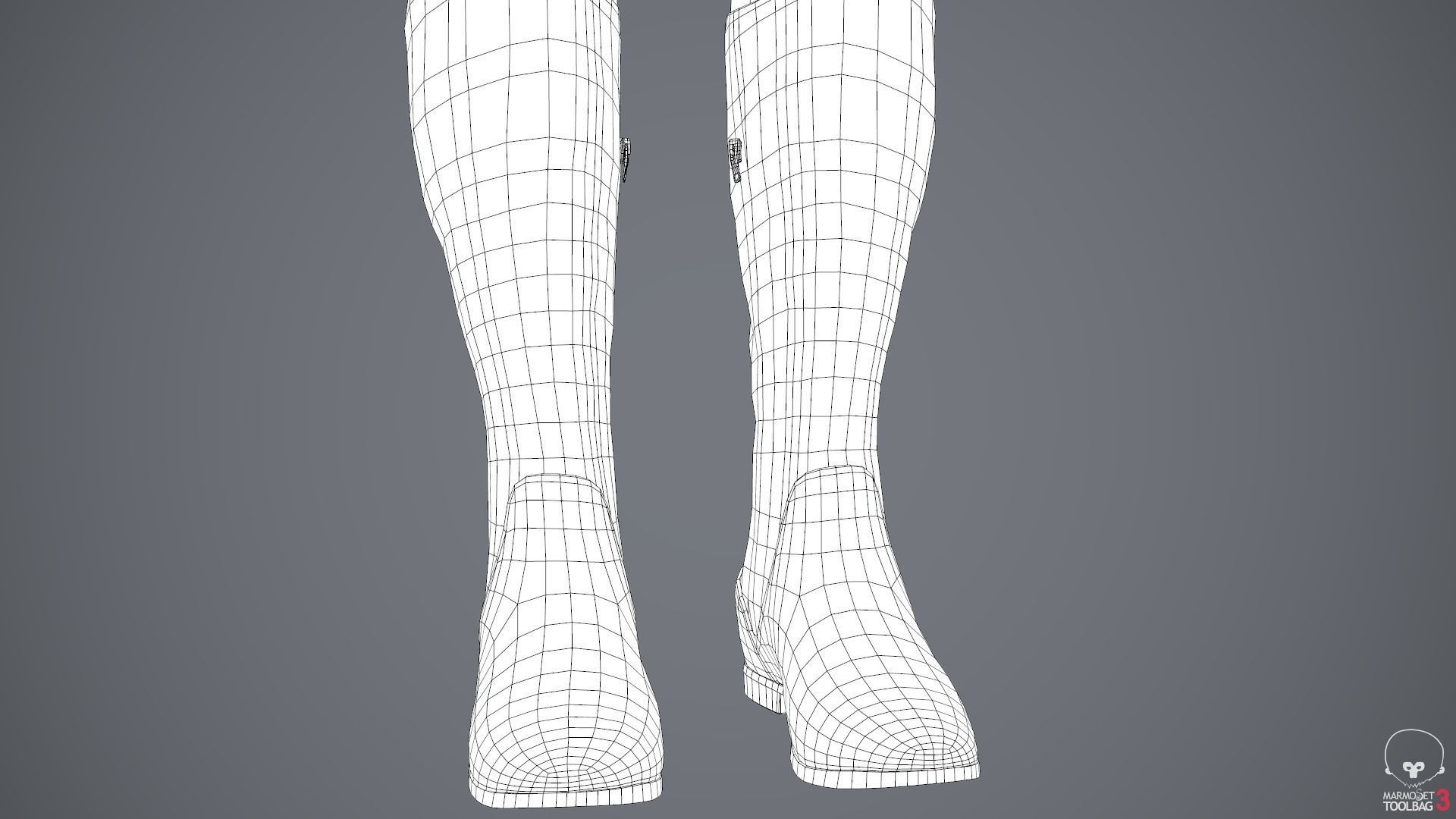 Female Survivor Outfit  Low-poly 3D model_64