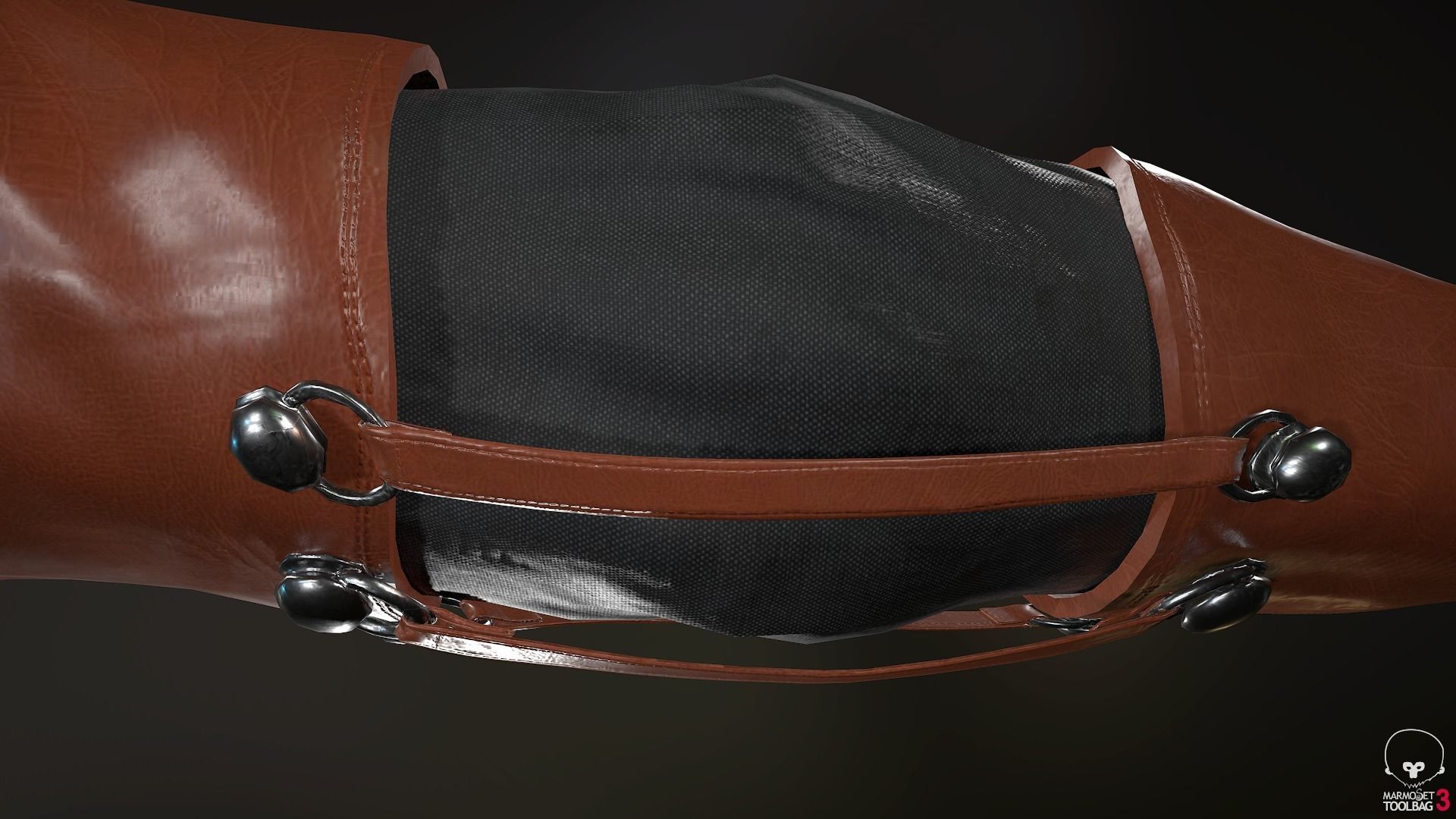 Female Assassin Outfit 1 Low-poly 3D model_17