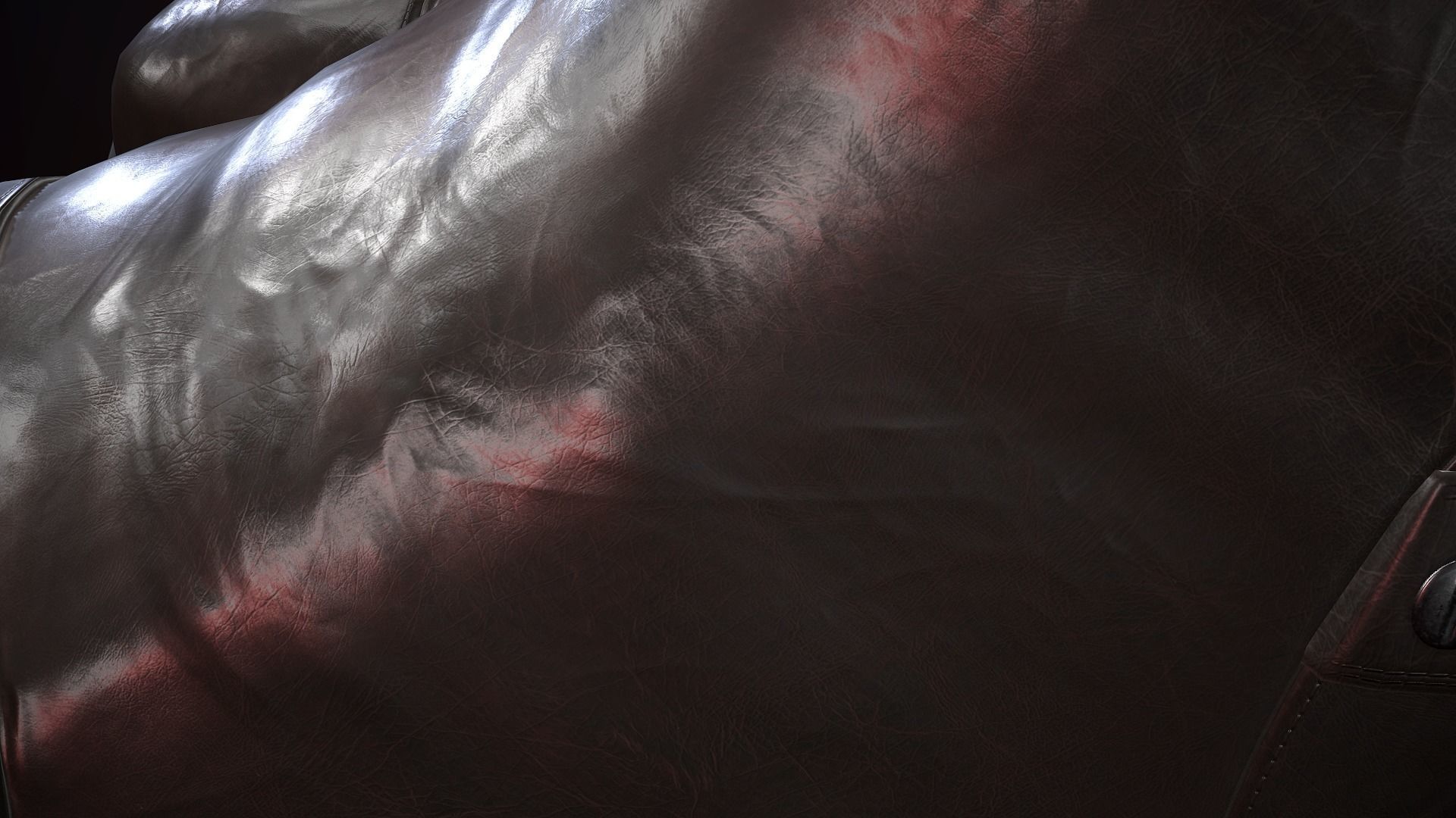 Female Warrior Outfit  Low-poly 3D model_41