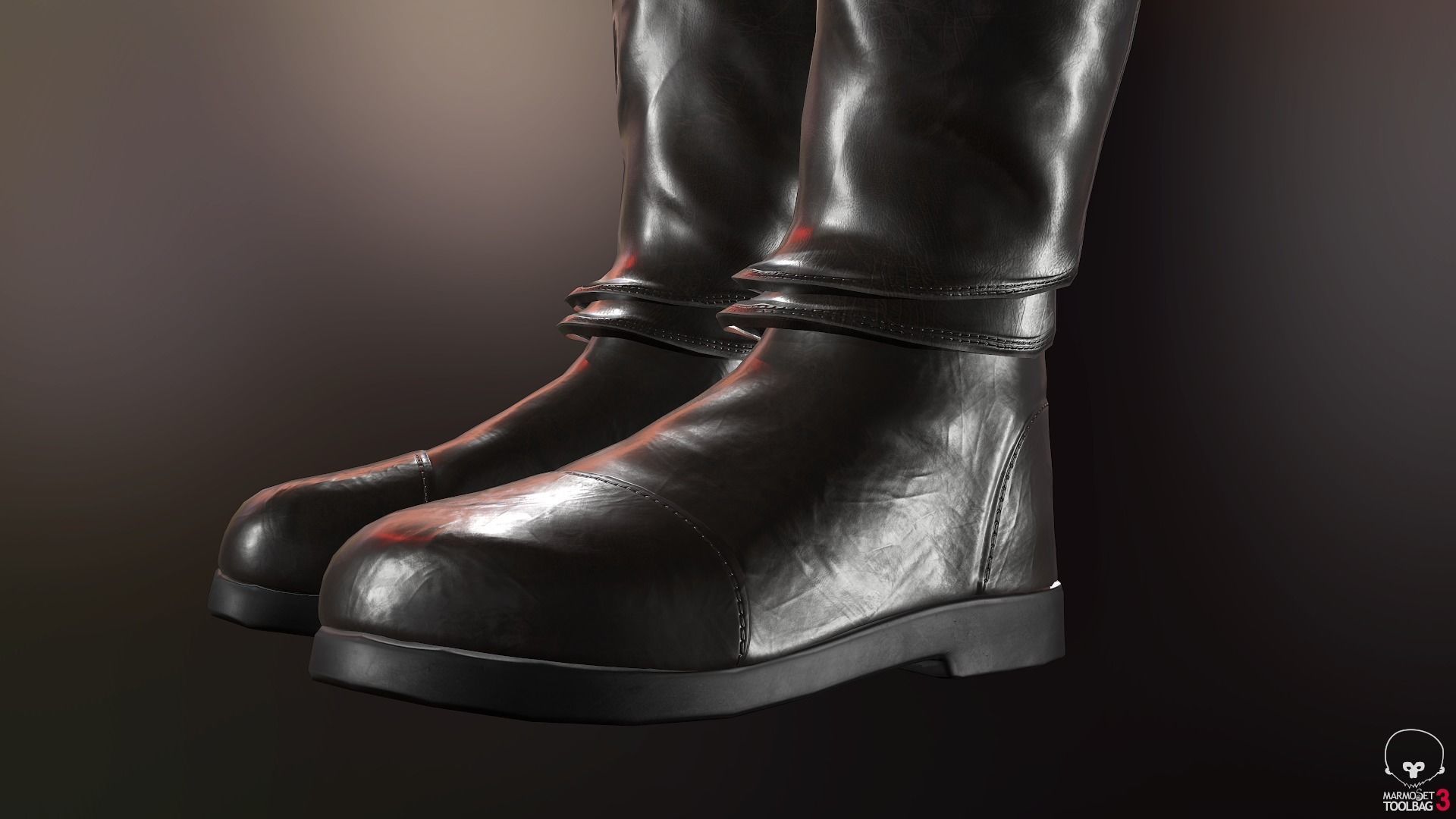 Female Medieval Outfit 2 Low-poly 3D model_46