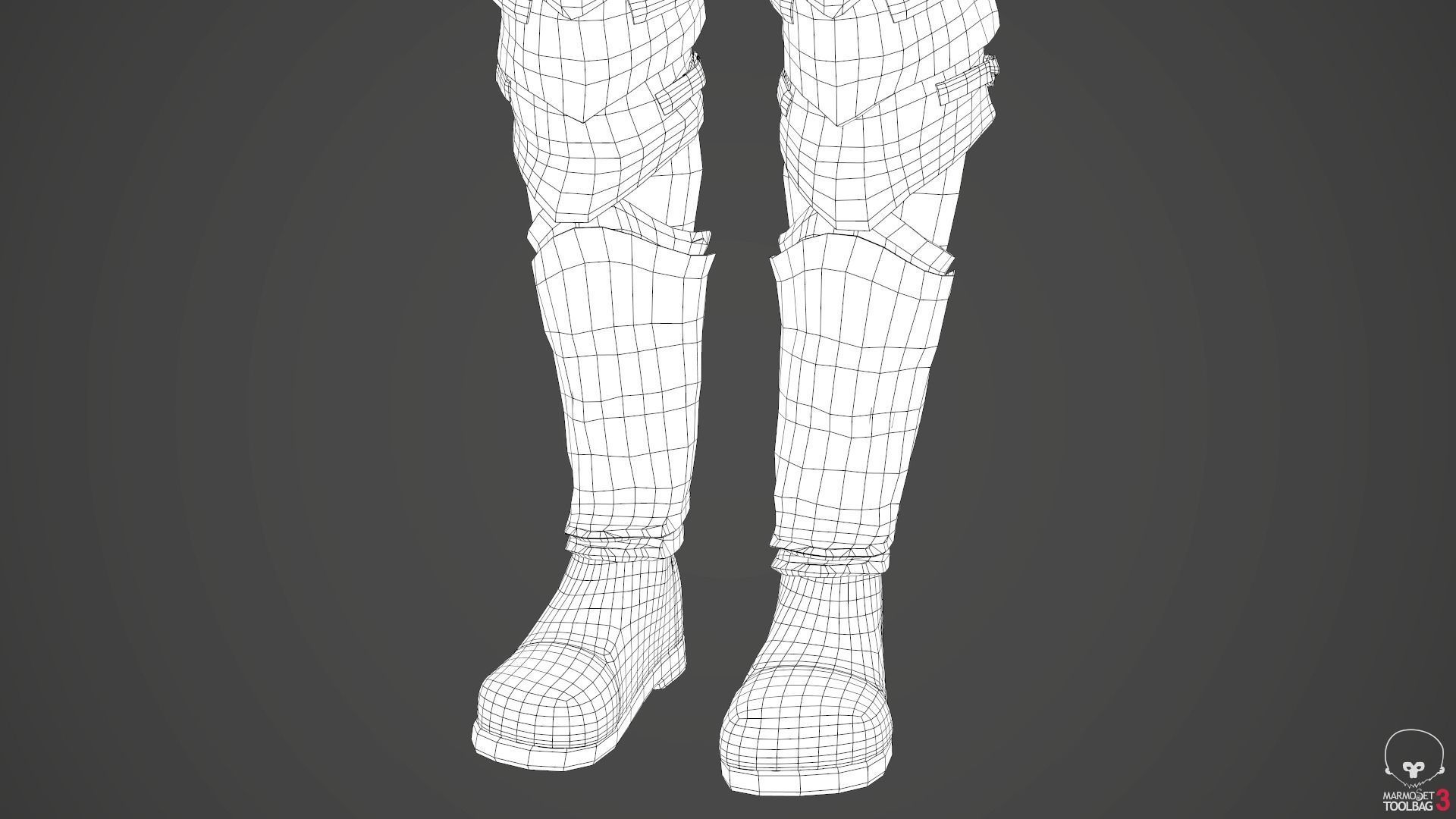 Female Medieval Outfit 2 Low-poly 3D model_68