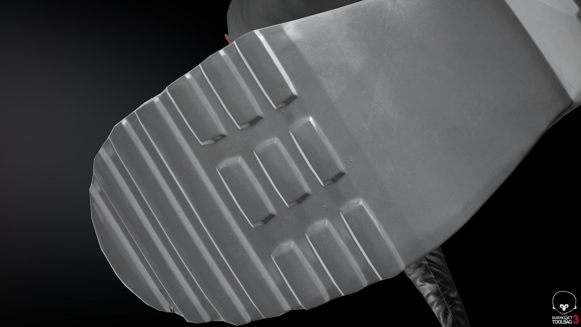 Female Ninja Outfit 3 Low-poly 3D model_52