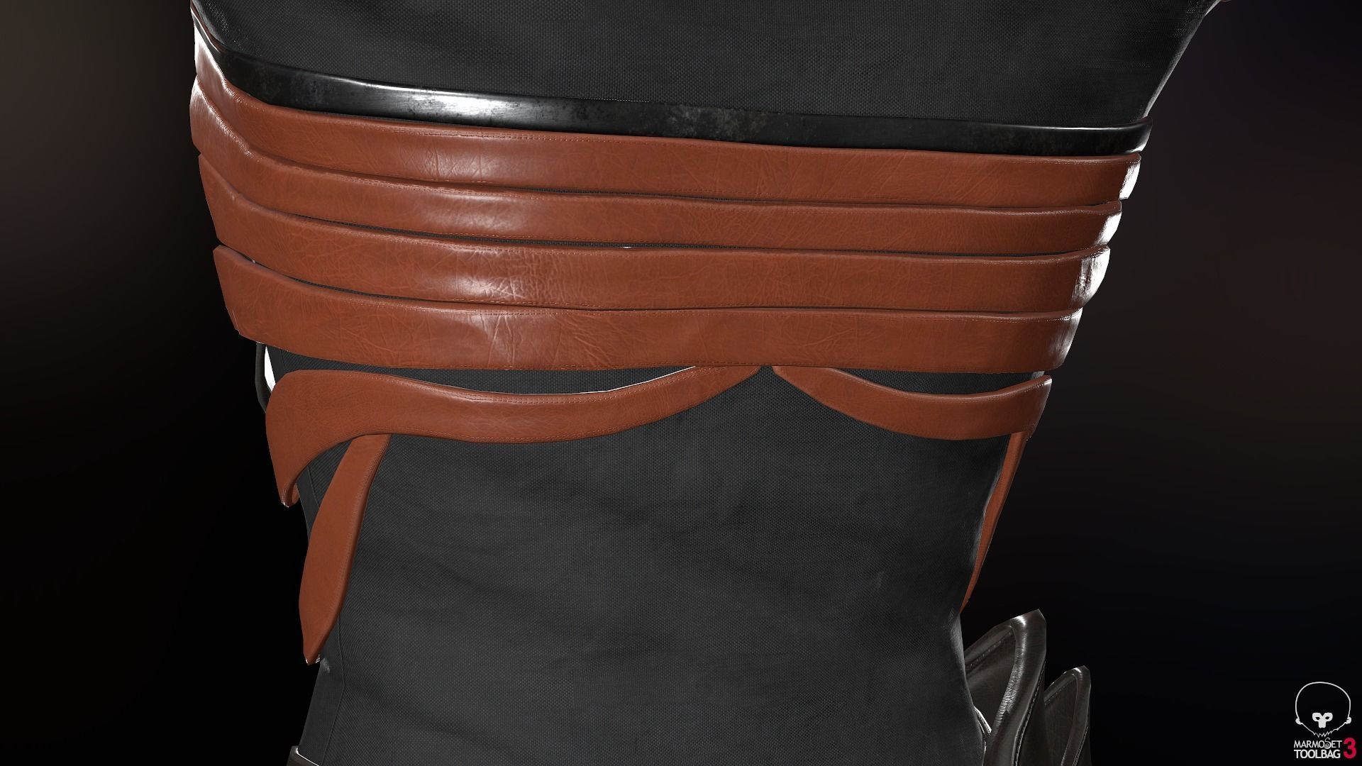 Female Medieval Outfit 1 Low-poly 3D model_28