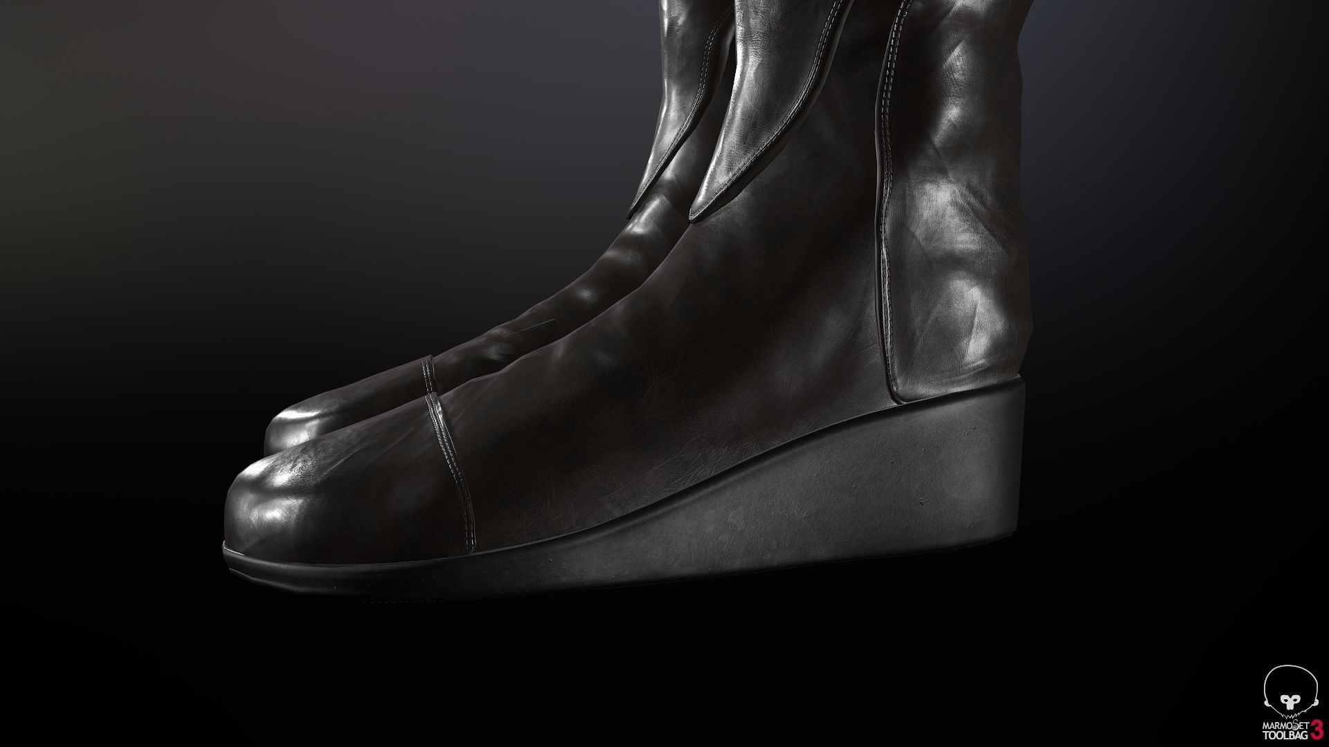 Female Medieval Outfit 1 Low-poly 3D model_58