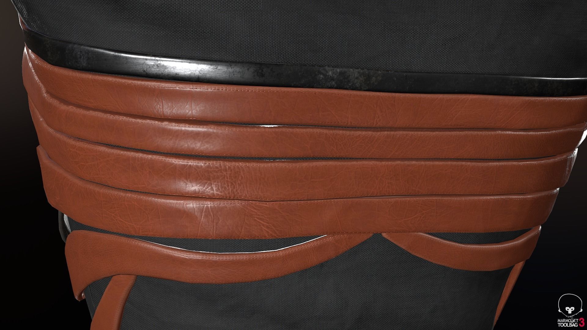 Female Medieval Outfit 1 Low-poly 3D model_29