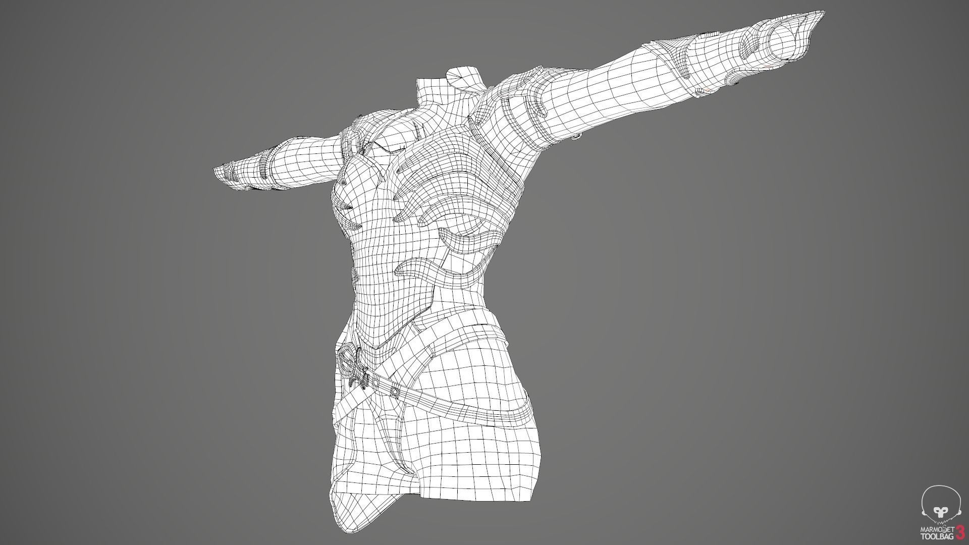 Female Medieval Outfit 1 Low-poly 3D model_72