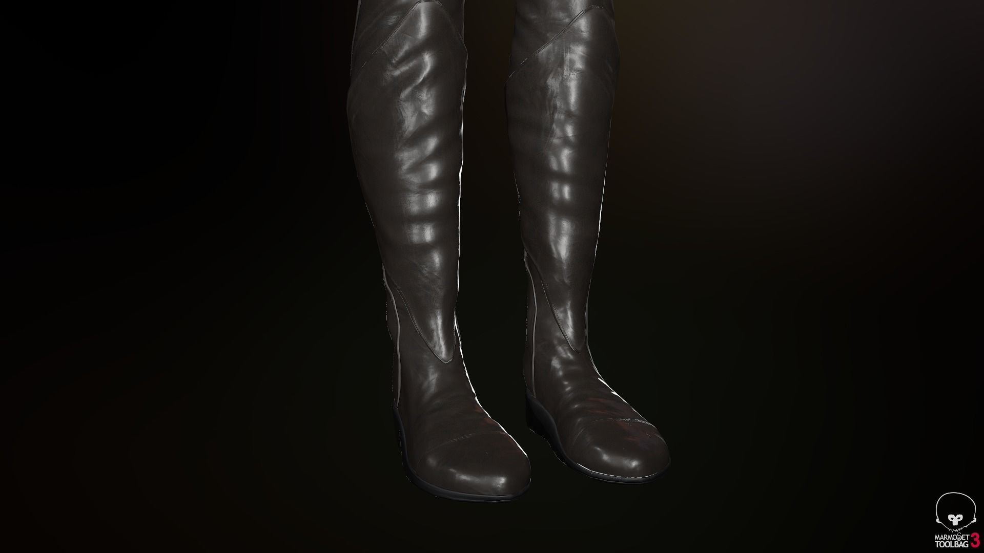 Female Medieval Outfit 1 Low-poly 3D model_55