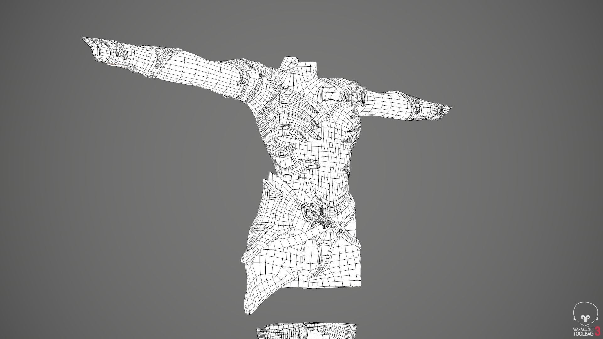 Female Medieval Outfit 1 Low-poly 3D model_71