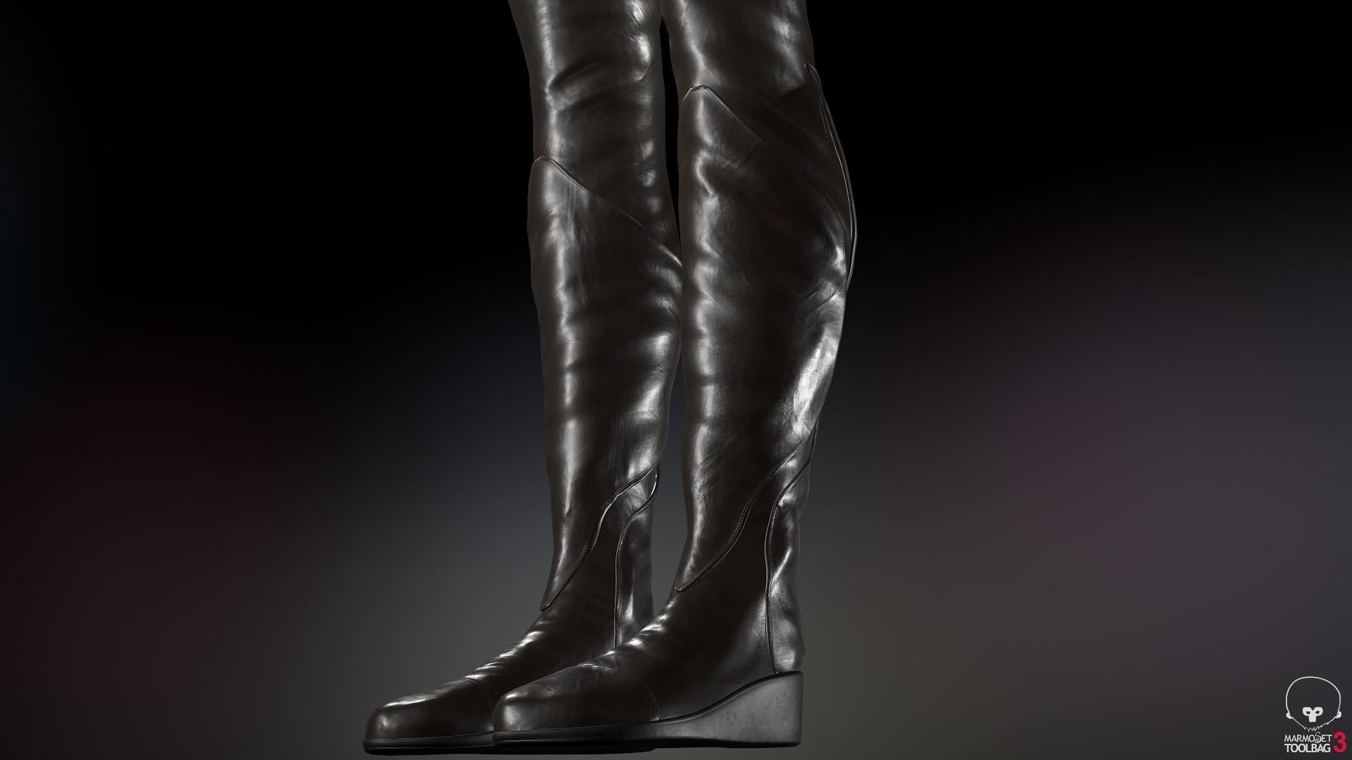 Female Medieval Outfit 1 Low-poly 3D model_52