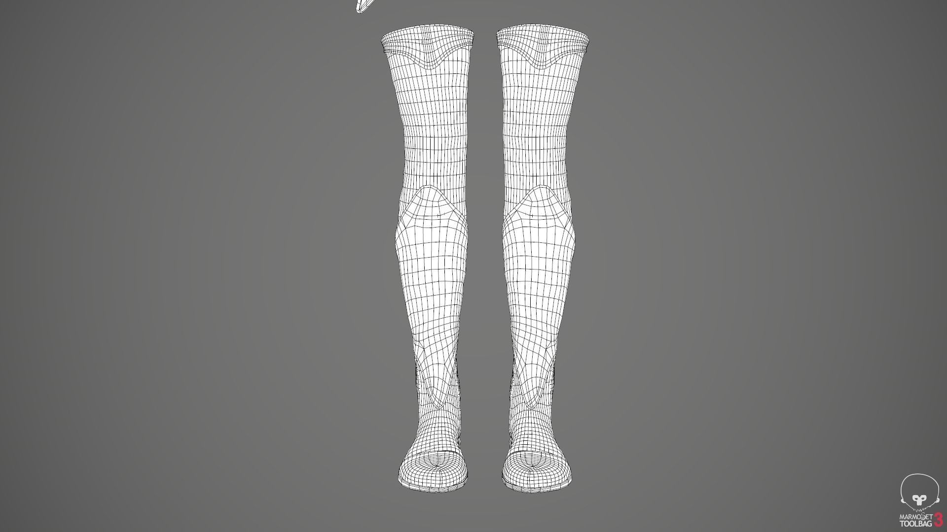 Female Medieval Outfit 1 Low-poly 3D model_75