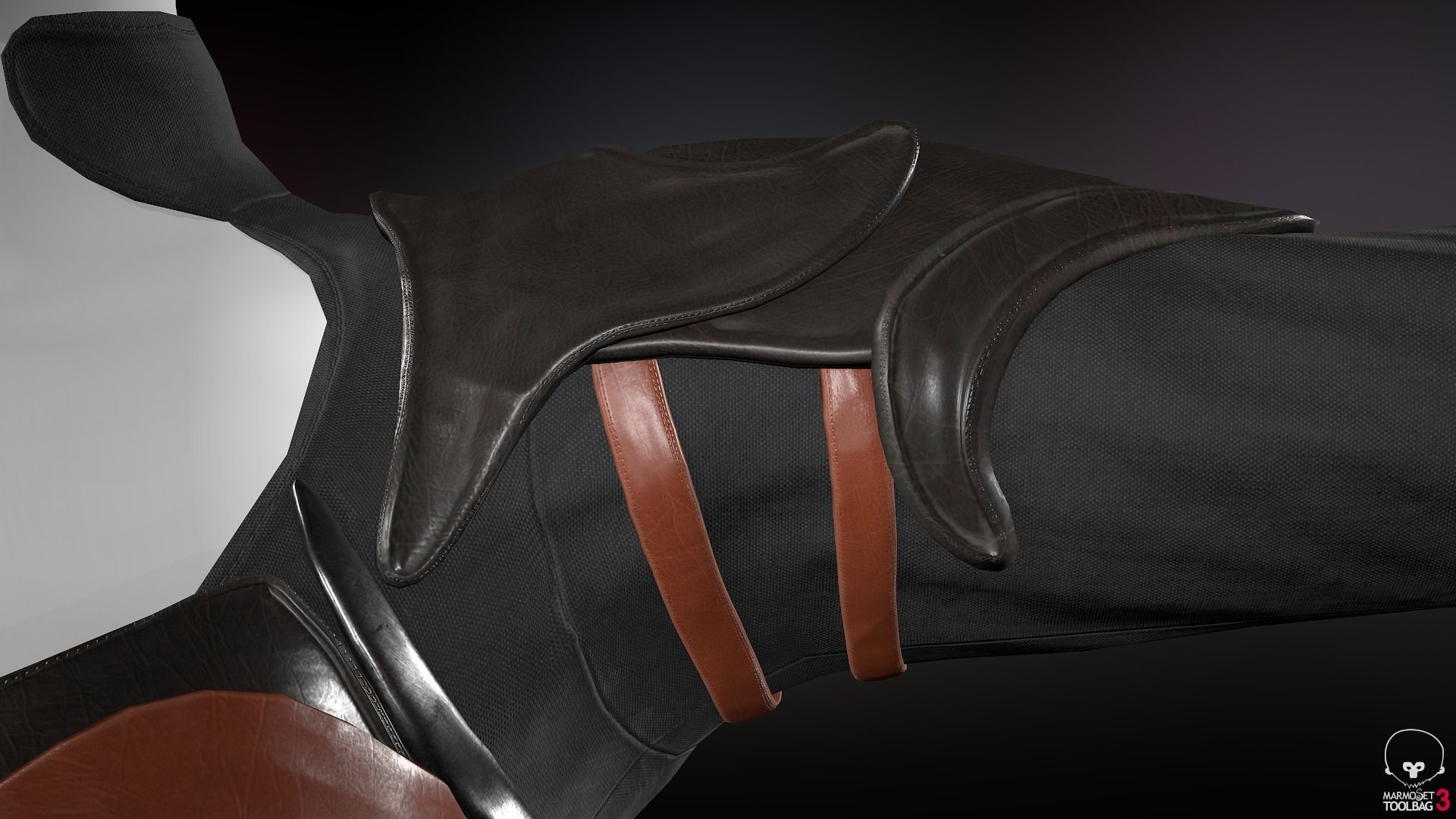 Female Medieval Outfit 1 Low-poly 3D model_22