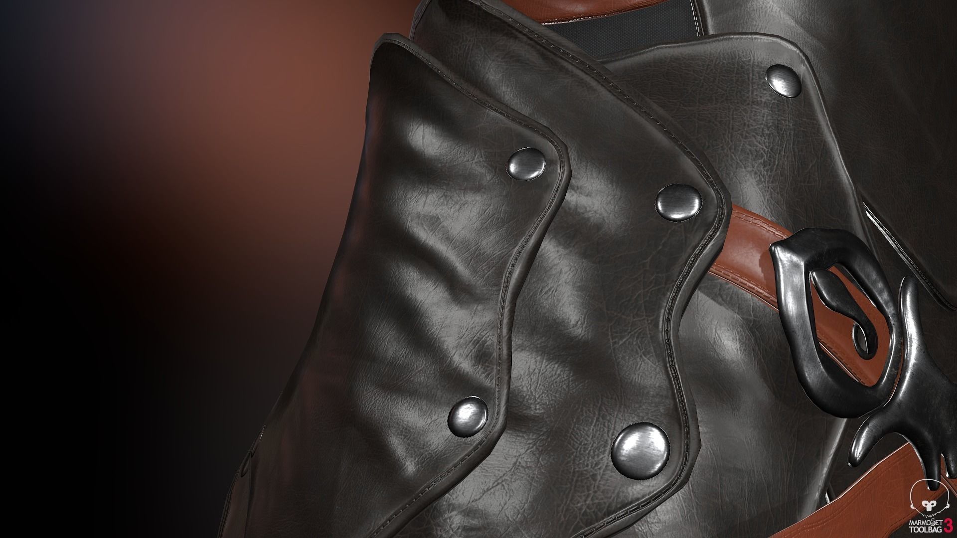 Female Medieval Outfit 1 Low-poly 3D model_44