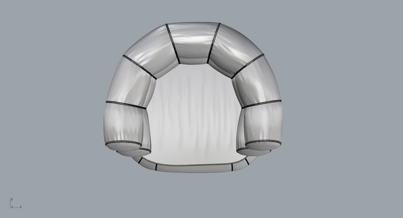 Bibendum Chair 3D model_6