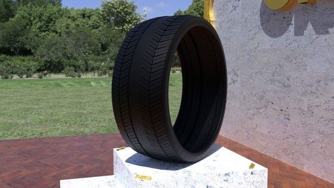 ORTAS TIRE NO 26 GAME READY AND 3D PRINTABLE 3D print model