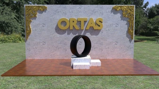 ORTAS TIRE NO 28 GAME READY AND 3D PRINTABLE 3D print model
