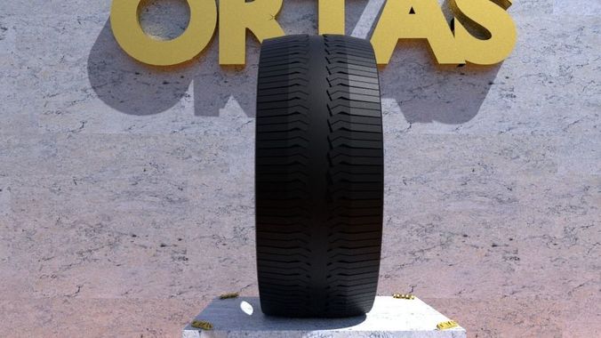 ORTAS TIRE NO 29 GAME READY AND 3D PRINTABLE 3D print model