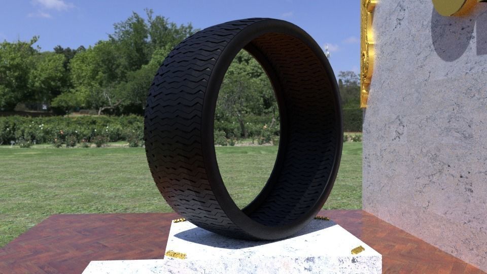 ORTAS TIRE NO 31 GAME READY AND 3D PRINTABLE 3D print model_4