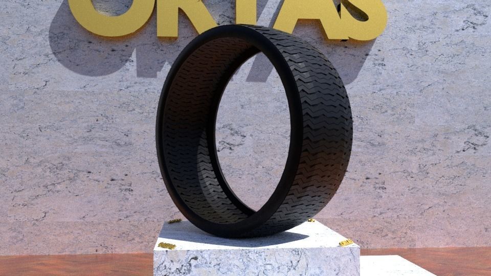 ORTAS TIRE NO 31 GAME READY AND 3D PRINTABLE 3D print model_6